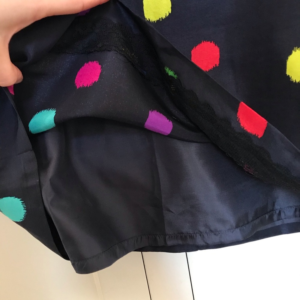 KATE SPADE Silk Belina Polka Dot Shift Dress 4 - Picture 11 of 16